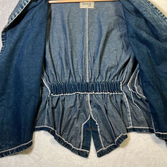 Madein Denim kimono vintage retro style jacket w/ hood - Women‎ Large - Picture 5 of 7